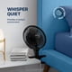 thumbnail image 4 of NEXAIR Ventilador portátil de escritorio o con clip de 6 pulgadas con dos velocidades silenciosas: pequeño ventilador de refrigeración personal para escritorio, hogar, dormitorio y oficina, inclinació, 4 of 5