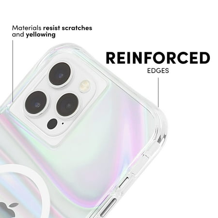 Case-Mate - Soap Bubble Carrying Case with Micropel for Apple iPhone 12/12 Pro