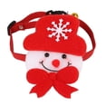 thumbnail image 4 of Disfraz de mascota Halloween Disfraz de Navidad Collar para perro gato pequeño - tal se describe, Monigote de nieve Salvador Collar de sombrero para mascotas, 4 of 7
