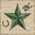 thumbnail image 2 of Brent, Paul 15x15 White Modern Wood Framed Museum Art Print Titled - Bandana Barn Star III, 2 of 4
