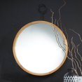 thumbnail image 2 of Nikki Chu 5001002 Eva Round Wood Mirror with Hook, Blue, 2 of 3