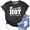 C-Black99, variant on DHFJKG Womens Crew Neck T Shirts Casual Short Sleeve Letter Printed Loose Fit Summer Top For Everyday Wear Versatile Tops