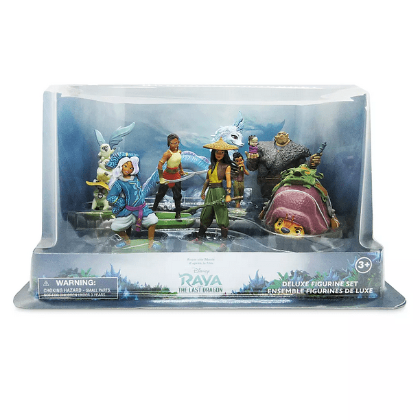 raya and the last dragon deluxe figure play set of 8