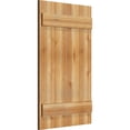 thumbnail image 2 of 21 1/2"W X 35"H Timbercraft Four 5 3/8" Boards Joined Board-N-Batten Shutters, Rough Sawn Western Red Cedar (Per Pair), 2 of 5