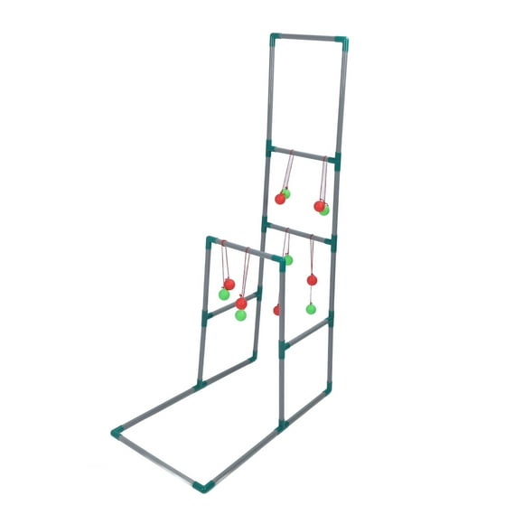 Ladder Ball Game Set, Sturdy Tubes Complete Simple Assembly Ladderball Game for Picnics