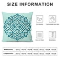 thumbnail image 6 of Geometric Teal Pillowcase Modern Seamless Pattern Decorative Pillow Covers for Home Decorative, 6 of 6