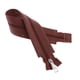 thumbnail image 4 of Cremallera en para coser artesanía - Cremallera de cuero con borde para bolso, fabricación de monedero, accesorios de ropa - 44cm / 17.32 pulg café Soledad Reemplazo de la cremallera del bolso, 4 of 9