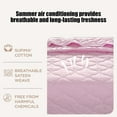 thumbnail image 7 of Summer Blanket Bed Blanket Skin Friendly Plain Print Washed Cotton Bed Blanket Cool Comforter Hot Sleeping Summer Comforter Ventilated Comforter Light Blanket, 7 of 7