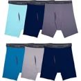 thumbnail image 4 of Fruit of the Loom庐 Mens Cool Zone Fly Boxer Briefs w/ Ventilated Mesh Fly-6 Pack, Assorted, 3X-Large, 4 of 6