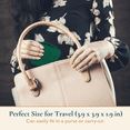 thumbnail image 2 of ComfiTime Estuche de Viaje para Joyas con Espejo: Organizador de Terciopelo para Hombres y Mujeres, Pequeño Joyero para Pendientes, Pulseras y Relojes, Porta Joyas con Divisor Extraíble, 2 of 11