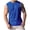 Blue, variant on Men's Drop Arm Cotton Tank Top Sleeveless Muscle Cut off T Shirts Gym Workout Stringers Size 3XL Navy