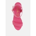 thumbnail image 4 of Tulata Raffia Pin Buckle Block Heels, 4 of 10