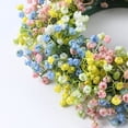 thumbnail image 2 of DIR Gypsophila Wreath For Home Faux Baby's Breath Wall Door Hanging Arrangement Easter Home Party Decoration Wreath 12 Inch, 2 of 7