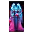 thumbnail image 2 of HOZVOMI Halloween Door Cover Decoration for Festive Holiday Decor, Easy Installation Tapestry for Halloween Parties and Winter Celebrations, 2 of 7