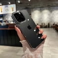 thumbnail image 5 of Luxury Transparent Shockproof Phone Case For iPhone 15 14 13 12 11 Pro Max X XR XS 7 8 Plus SE3 Mini Hard Plastic PC Clear Cover, 5 of 5