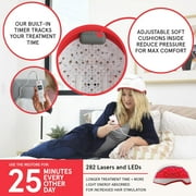 iRestore Professional 282 | FDA Cleared Laser Hair Growth Device | Red Light Therapy for Hair Growth | Laser Cap for Hair Regrowth, Restore Laser Helmet, Hair Loss Treatments for Men & Women Alopecia