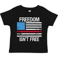 thumbnail image 3 of Inktastic Grunge American Flag Freedom Isn't Free Boys or Girls Toddler T-Shirt, 3 of 5