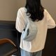 thumbnail image 4 of Bag Crossbody Canvas All-Match Shoulde Color sólido Trendy Commute Blue, 4 of 9