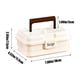 thumbnail image 3 of Caja portátil de gran capacidad con bandejas extraíbles - Organizador de plástico 18x11,5x7,5 cm para suministros para el hogar, viajes, oficina y emergencias, 3 of 6
