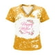 thumbnail image 5 of Top de manga corta con estampado de degradado Sexy de verano para mujer con cuello en V y estampado de día regular para mujer OAVQHLG3B Store lin121212, 5 of 5