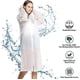thumbnail image 2 of impermable Rutilisable Portable (2 Pices En Blanc), Impermable Impermable Pour Hommes Et Femmes, Impermable De Voyage Pour Hommes Et Femmes, Imper, 2 of 5