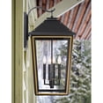 thumbnail image 4 of HAW-604-MK-TG Crystorama Lighting Hawkins - 4 Light Outdoor Wall Mount-29.75 Inch Tall and 15 Inch Wide, 4 of 7