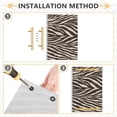 thumbnail image 2 of Bath Accessories Sets Single Print Decorative Tray With Handle For Home Bathroom Bedroom Zebra Stripes Vector, 2 of 7