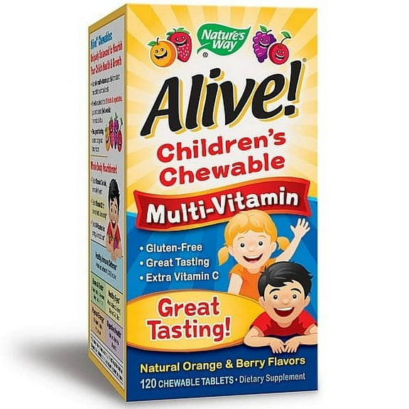 Alive! Children's Chewable by Nature's Way - 120 Tablets