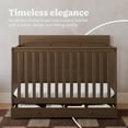 thumbnail image 5 of Graco Asheville 4-in-1 Convertible Baby Crib with Drawer, Hazelnut, 5 of 14