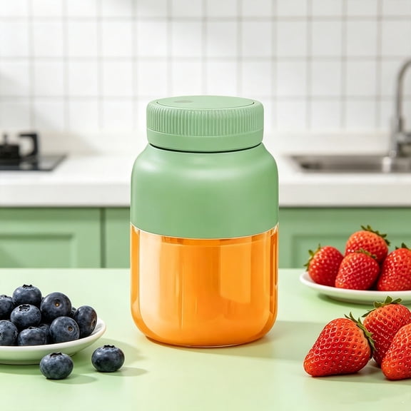Darzheoy Portable Blender, Compact USB-Rechargeable Personal Juicer Blender Cup for Fresh Juice, Mini Portable Fruit Mixer and Smoothie Maker for Home, Office, Gym, Outdoor, Travel