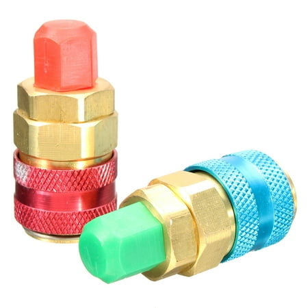 hvac coupler manifold r134a connector gauge adapter quick low