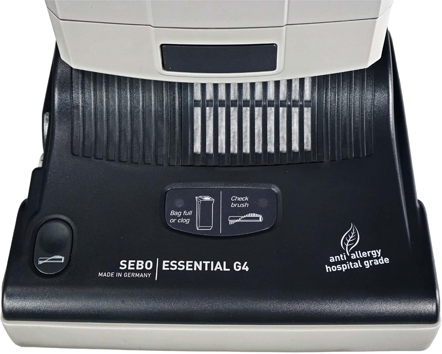 SEBO Essential G4 Vacuum, 12" Power Head, 40' Cord, Tools, Hospital-Grade Filter