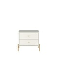 thumbnail image 2 of Manhattan Comfort Jasper Engineered Wood Nightstands in Off White (Set of 2), 2 of 10