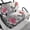 Hibiscus Pattern, variant on Pzuqiu 2 Piece Golf Cart Seat Covers Soft Easy to Install, Compatible with Outdoor Sports Golf Car Seat Golf Seat Covers(US Flag)