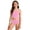 Z01 Pink, variant on Xijirk Girls Swimsuit,Floral Side Print Tankini Swimsuit Two Piece Solid Color Swimwear Tankini for Big Girls Summer Beach,Tankini Swimsuits,11-12 Years,Black