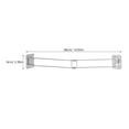 thumbnail image 2 of Mobutofu Barre de Rangement pour Accessoires de Salle de Bain de VR en Acier Inoxydable 1 Pcs, 2 of 8