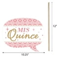 thumbnail image 6 of Big Dot of Happiness Mis Quince Anos - Quinceanera Sweet 15 Birthday Party Photo Booth Props Kit - 20 Count, 6 of 6