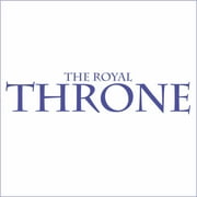 The Royal Throne Vinyl Decal - Small - Royal Blue