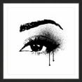 thumbnail image 2 of "Black Drip Eye" Framed Painting Print, 2 of 6