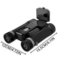 thumbnail image 2 of Oliegs Heated Blanket Large Angle High Power Binoculars LCD Display 2.7k Video Photo Recorder Used For Bird Watching Football Matches Concerts Travel With 32GB SD Card Chocolate, 2 of 4