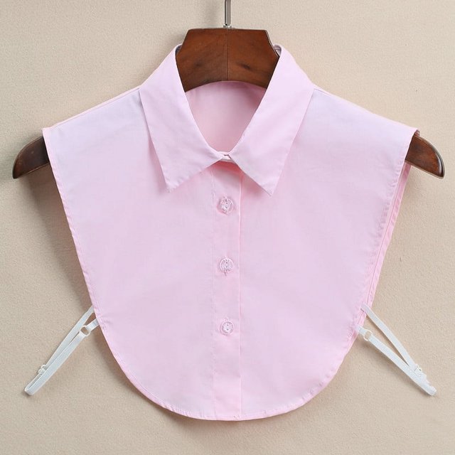 Cuello falso para mujer, cuello falso de algodón puro que combina con todo, suéter de primavera, otoño e invierno, cuello decorativo, cuello de camisa falso, cuello de ahorro