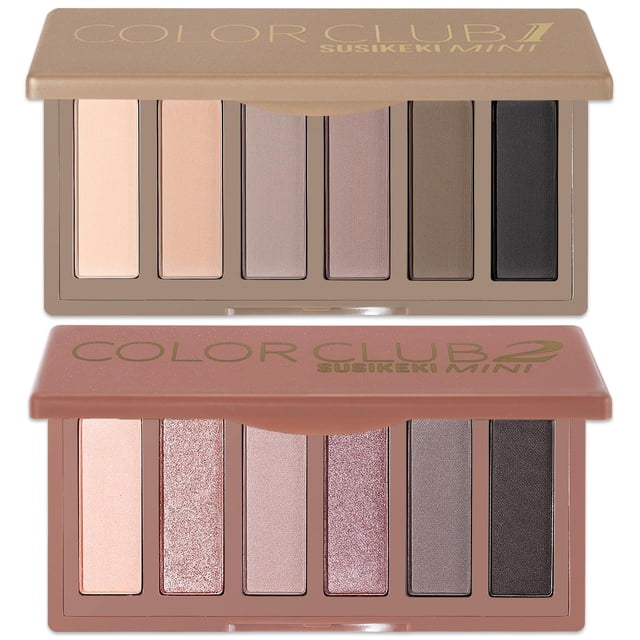 Paleta de sombras de ojos SUSIKEKI Mini Naked de 6 colores con espejo