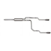 Cat-Back Dual Split Exhaust System, Stainless Fits select: 1991-1992,1996 FORD F150