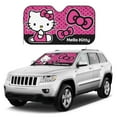 thumbnail image 2 of Hello Kitty Car Sun Shade Front Windshield Sun Shade Hardened Sun Visor Shield Cover Foldable Reflector for Car Truck SUV, Keeps Your Vehicle Cool, 2 of 9