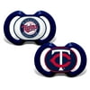 Baby Fanatic Officially Licensed Pacifier 2-Pack - MLB Minnesota Twins