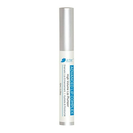 Advanced No Injection Lip Plumper - High Volume Lip Plumper Gloss - Le Fair Advanced Lip Complex - Dramatic Lip Enhancement Without Injections or Surgery - Hydrate & Moisturize - Get Bigger Fuller Sexier Healthier Lips