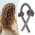 thumbnail image 4 of Heatless Curling Rod, Plastic Foam Sponge No Heat Hair Curler Heatless  For Birthday Parties For Daily Wear For Banquets Leopard Print, 4 of 8