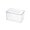 D, variant on Kiplyki Living Room Napkin Storage Box Fashion Design Transparent Container Large Capacity Multifunction Napkin Box For Home