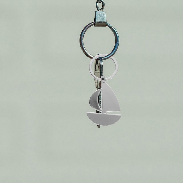unbranded Keyring Metálico De Plateado Compacto Y Para Uso Diario Práctico