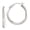 Colorname Hoopear: Silver / 30mm, variant on Sterling Silver 20mm Knife Edge Hoop Earrings